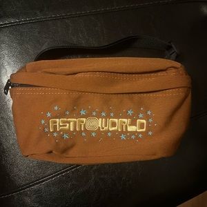 New 100% Authentic Small ASTROWORLD Fanny Pack Brown